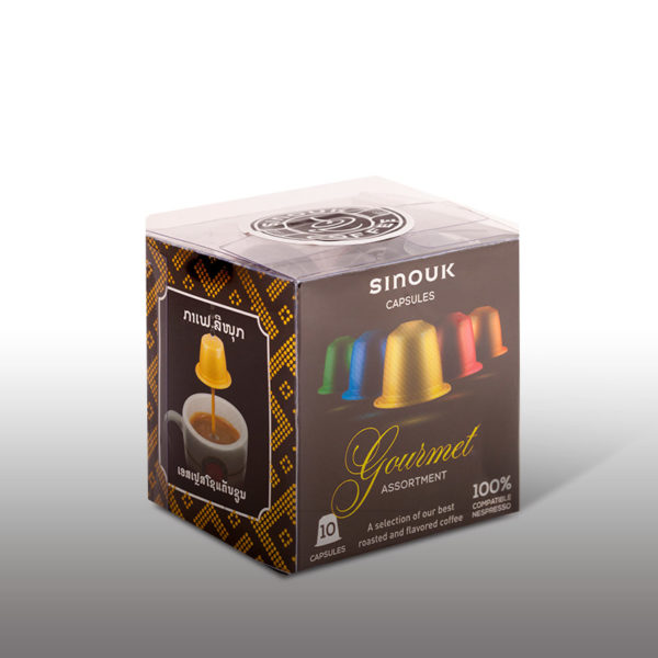 Gourmet assortment capsules by Sinouk Coffee