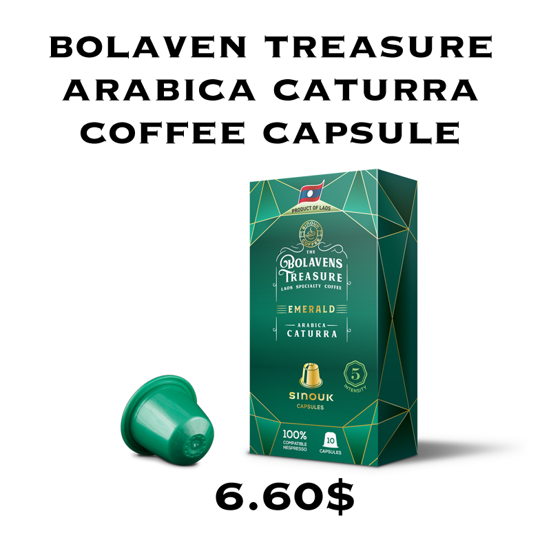 Bolavens Treasure – Emerald Arabica Caturra Capsule